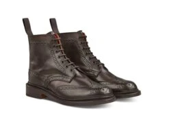 Stephy Brogue Boot - ESPRESSO BURNISHED -Selected Footwear Stores stephy brogue boot espresso burnished 835065