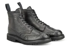 Stephy Brogue Boot - Olivvia Deerskin - Black 7 Stephy Brogue Boot - Olivvia Deerskin - Black -Selected Footwear Stores stephy brogue boot olivvia deerskin black 920431