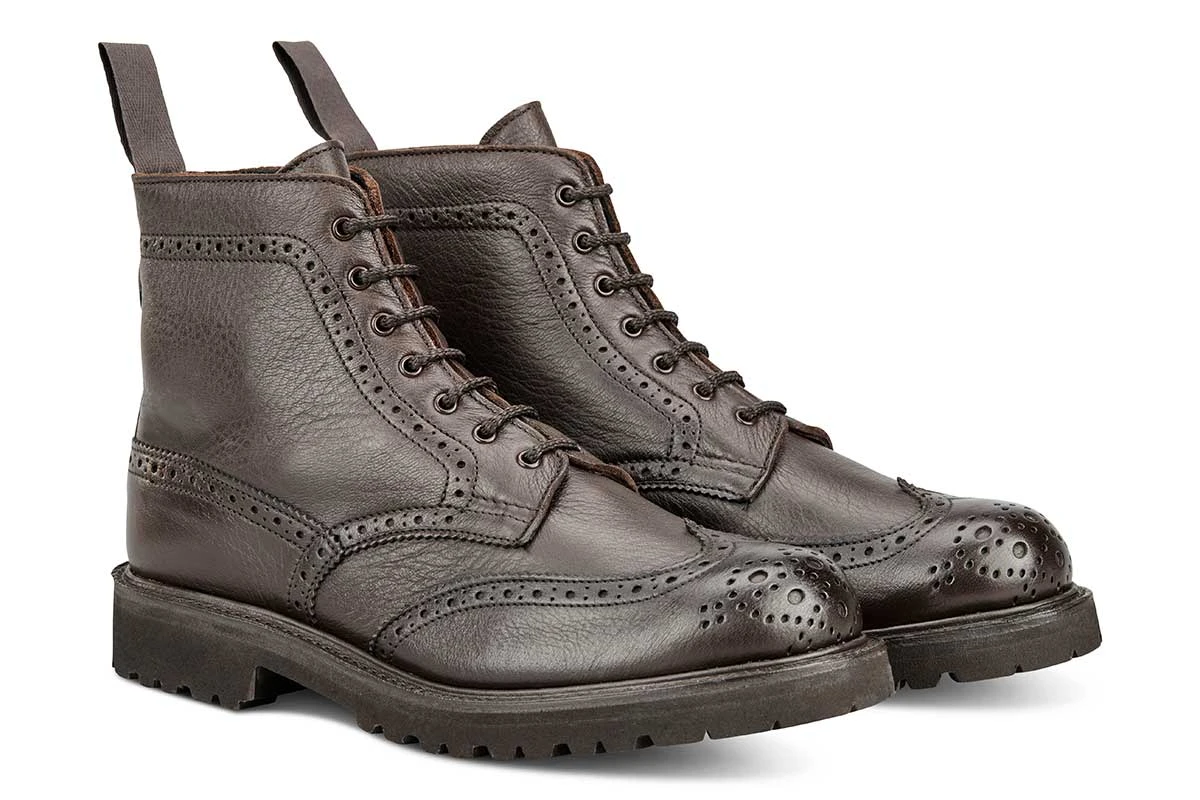 Stephy Brogue Boot - Olivvia Deerskin - Brown 3 Stephy Brogue Boot - Olivvia Deerskin - Brown - Image 3
