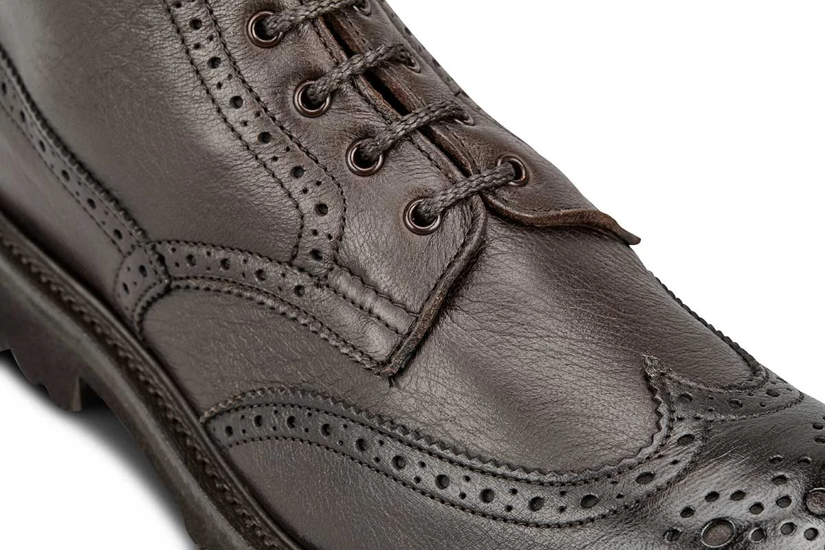 Stephy Brogue Boot - Olivvia Deerskin - Brown 2 Stephy Brogue Boot - Olivvia Deerskin - Brown - Image 2