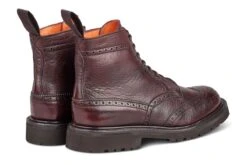 Stephy Brogue Boot - Olivvia Deerskin - Burgundy -Selected Footwear Stores stephy brogue boot olivvia deerskin burgundy 991230