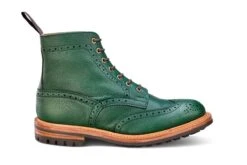 Stow Country Boot - Green Scotch Grain