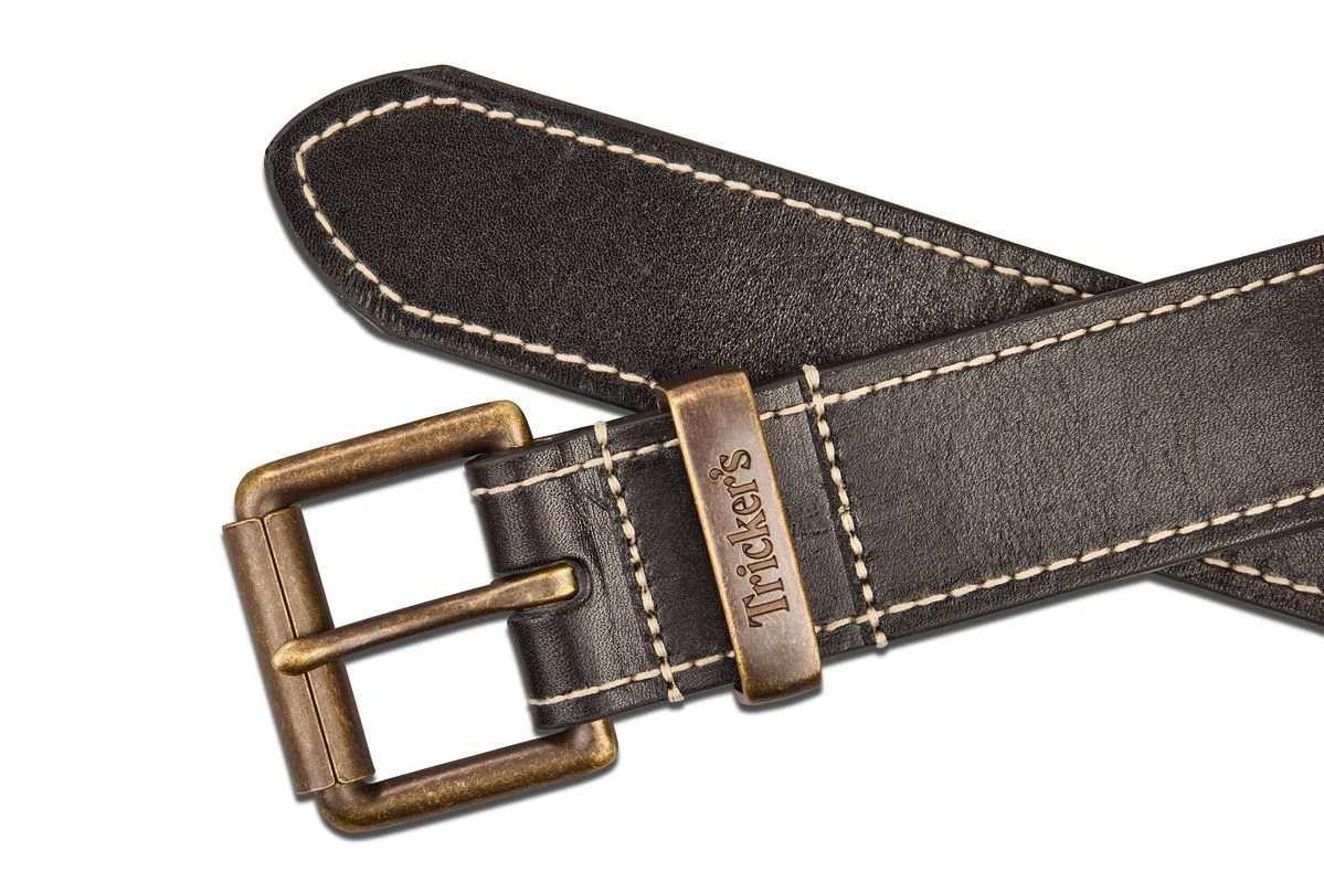 TRICKER'S LEATHER BELT - Black 2 TRICKER'S LEATHER BELT - Black - Image 2