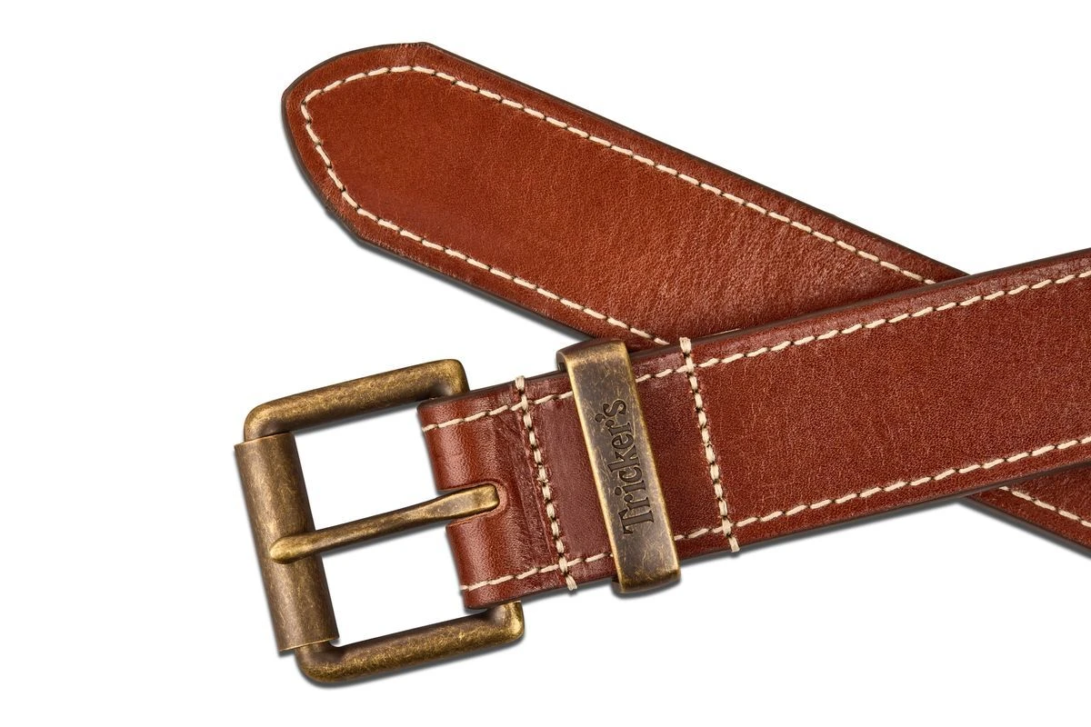 TRICKER'S LEATHER BELT - Marron 2 TRICKER'S LEATHER BELT - Marron - Image 2
