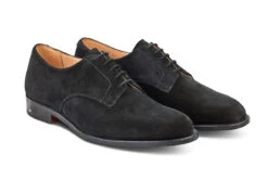 Wiltshire Plain Derby City Shoe - Black Castorino Suede 7 Wiltshire Plain Derby City Shoe - Black Castorino Suede -Selected Footwear Stores wiltshire plain derby city shoe black castorino suede 562741