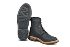 Wychwood Logger Boot - Black Horween Chamois (Tricker's Exclusive) 9 Wychwood Logger Boot - Black Horween Chamois (Tricker's Exclusive) -Selected Footwear Stores wychwood logger boot black horween chamois 333848