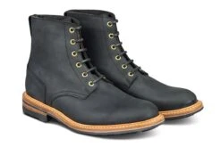 Wychwood Logger Boot - Black Horween Chamois (Tricker's Exclusive) 7 Wychwood Logger Boot - Black Horween Chamois (Tricker's Exclusive) -Selected Footwear Stores wychwood logger boot black horween chamois 515239