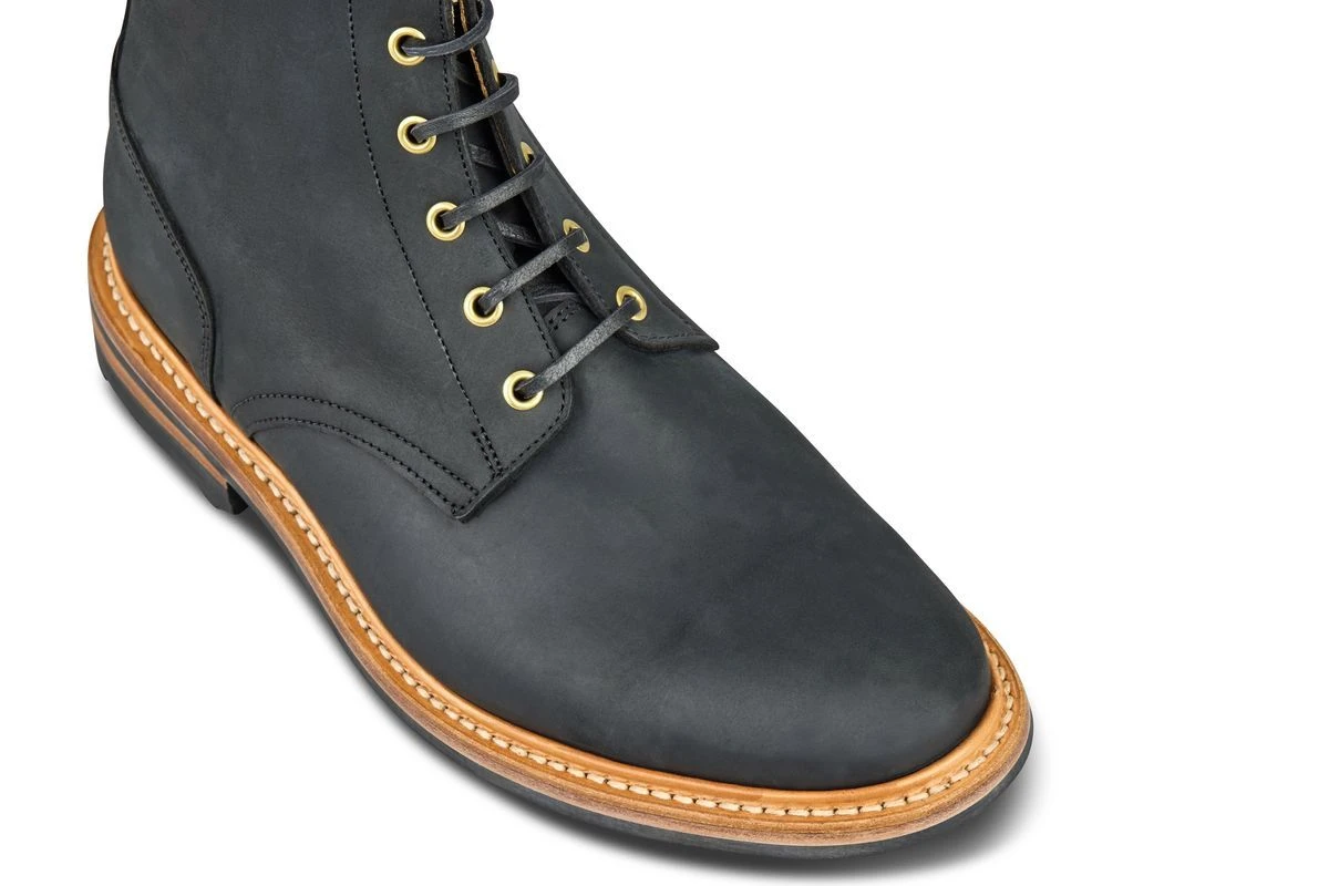 Wychwood Logger Boot - Black Horween Chamois (Tricker's Exclusive) 2 Wychwood Logger Boot - Black Horween Chamois (Tricker's Exclusive) - Image 2
