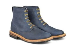 Wychwood Logger Boot - Navy Horween Chamois (Tricker's Exclusive) -Selected Footwear Stores wychwood logger boot navy horween chamois 613247